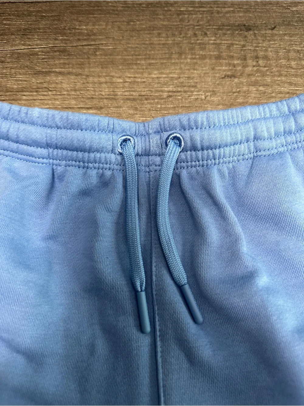 Converse Light Blue Kids Shorts with Cream Side Stripes